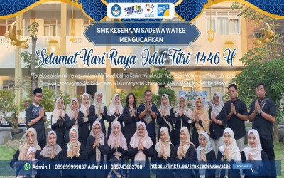 Idul Fitri 1446 H SMK Kesehatan Sadewa Wates